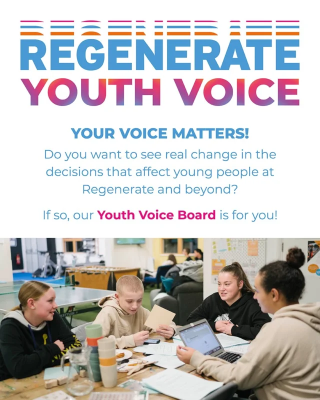 We’re looking for 7 young people to join our first Youth Voice Board and be a leader in positive change and opportunities for yourself and all young people in our community! 

If you want to: 

🗣️ Have a say in the things that matter to you 
💪 Feel more in control of the decisions that affect your life
💻 Build your cv with professional experience and skills 
🎁 Have your time rewarded through vouchers
🆙 Make a positive difference in your community and beyond 

Hit the link in our bio to find out more and apply!